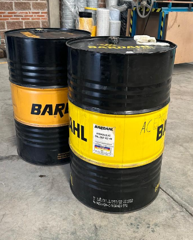 Tambos Bardahl ISO VG 46 de 208 litros para grúas y rampas
